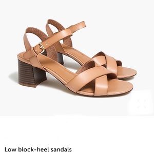 Leather J Crew Sandals NWT